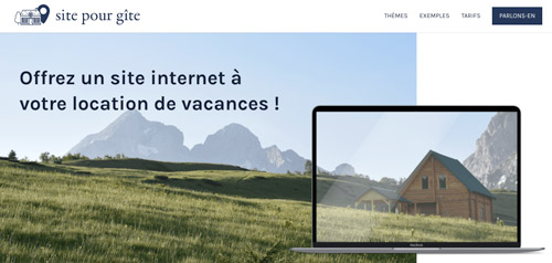 Création de sites internet pour gite et location saisonnières